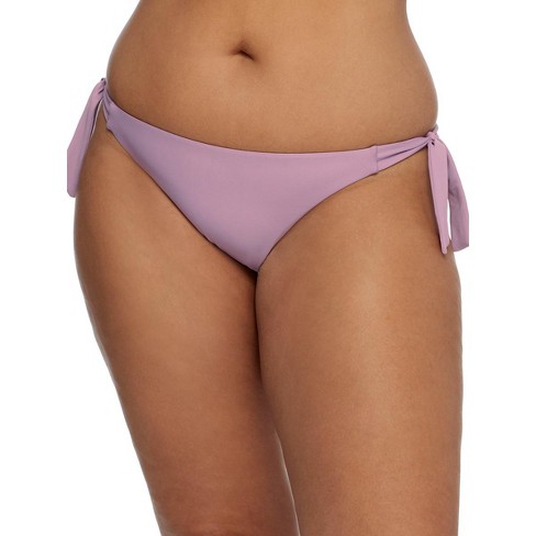 Birdsong Women's Tide Pool Ruched High-waist Bikini Bottom