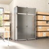 Seville Classics UltraHD 2-Piece Extra-Wide Storage Cabinet Set, 60" x 24" - 2 of 4