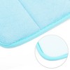 Unique Bargains Machine Washable Memory Foam Bathroom Non Slip Soft Bath Rugs 2 Pcs - 3 of 4