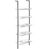 TOAOTBNBO 5 Tier Ladder Storage Bookshelf, Narrow Freestanding Bookcase with Metal Legs Small Apartment Decorative Shelves - 2 of 4