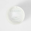 Tranquility Fashion Salted Glass Wellness Jar Candle Gray 12oz - Casaluna™