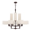 Livex Lighting Rubix 12 - Light Chandelier in  Bronze - 3 of 4