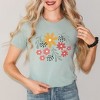Simply Sage Market Women's Daisies and Ruscus Short Sleeve Graphic Tee - 2 of 3