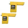 DeWalt 2 Pack of Genuine OEM Replacement Blade Lock Levers - N088811-2PK - 2 of 3