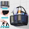 Ridstar Portable Drawstring Design Large Mesh Shower Storage Bag for Beach, Pool & Gym-Black - 3 of 4