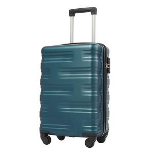 20" Carry On Luggage, Hardshell Expandable Suitcase with TSA Lock, Quiet Spinner Wheels, Top and Side Handles for Travel - 1 of 4