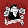 Women's Lion King Scar Valentine's Day Love is Savage T-Shirt - 2 of 4