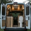 Yescom RV Camper Toilet Gravity Flush Enamel Elongated 20" High w/ Bidet Spray Caravan Enamel Toilet with Sprayer - 2 of 4