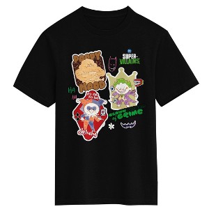 Batman Super Villains Chibi Boys Short Sleeve Graphic Tee 100