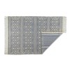 Design Imports Diamond Textured Fringe - Natural & French Blue - 4 X 6 Ft - 2 of 4