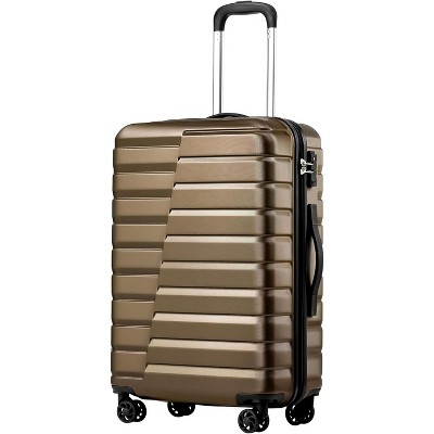 Paaaawaters Luggage Suitcase Carry on Hardside PC+ABS Spinner TSA Lock Telescopic Handle
