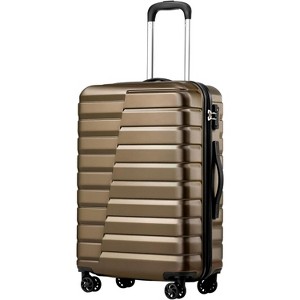 Paaaawaters Luggage Suitcase Carry on Hardside PC+ABS Spinner TSA Lock Telescopic Handle - 1 of 4