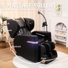 Zero Gravity Massage Chair Recliner with Full Body Air Pressure, Heating, Bluetooth Audio, and Ambient Lighting - 3 of 4