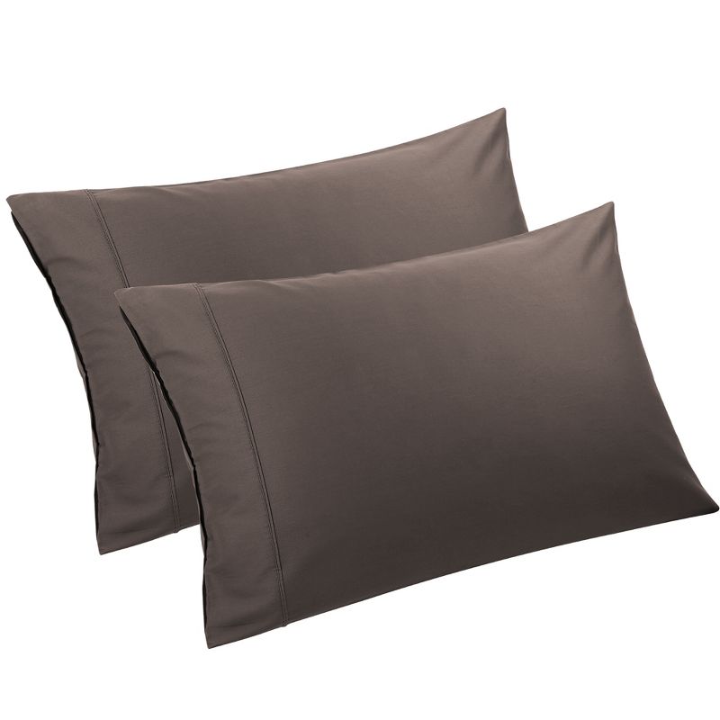 PiccoCasa Soft Cotton Zipper Closure Hotel Bedroom Pillowcases Set of 2, 4 of 5
