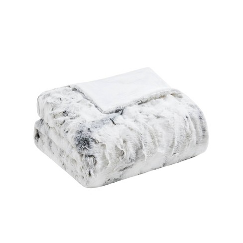 Oversized best sale fur blanket