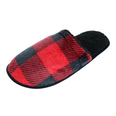 Polar Extreme Men's Plush Chevron High Pile Fleece Lined Slipper