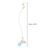 Unique Bargains Pearl Chain Bow Water Cup Pendant 1 Pc - 2 of 4