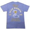 Pabst Blue Ribbon "Support Your Local Bartender" Men's Periwinkle Short Sleeve Tee - 4 of 4