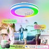 HUMHOLD 20 Inch Smart Modern Ceiling Fan with Lights and Remote/APP/Voice Control - 2 of 4