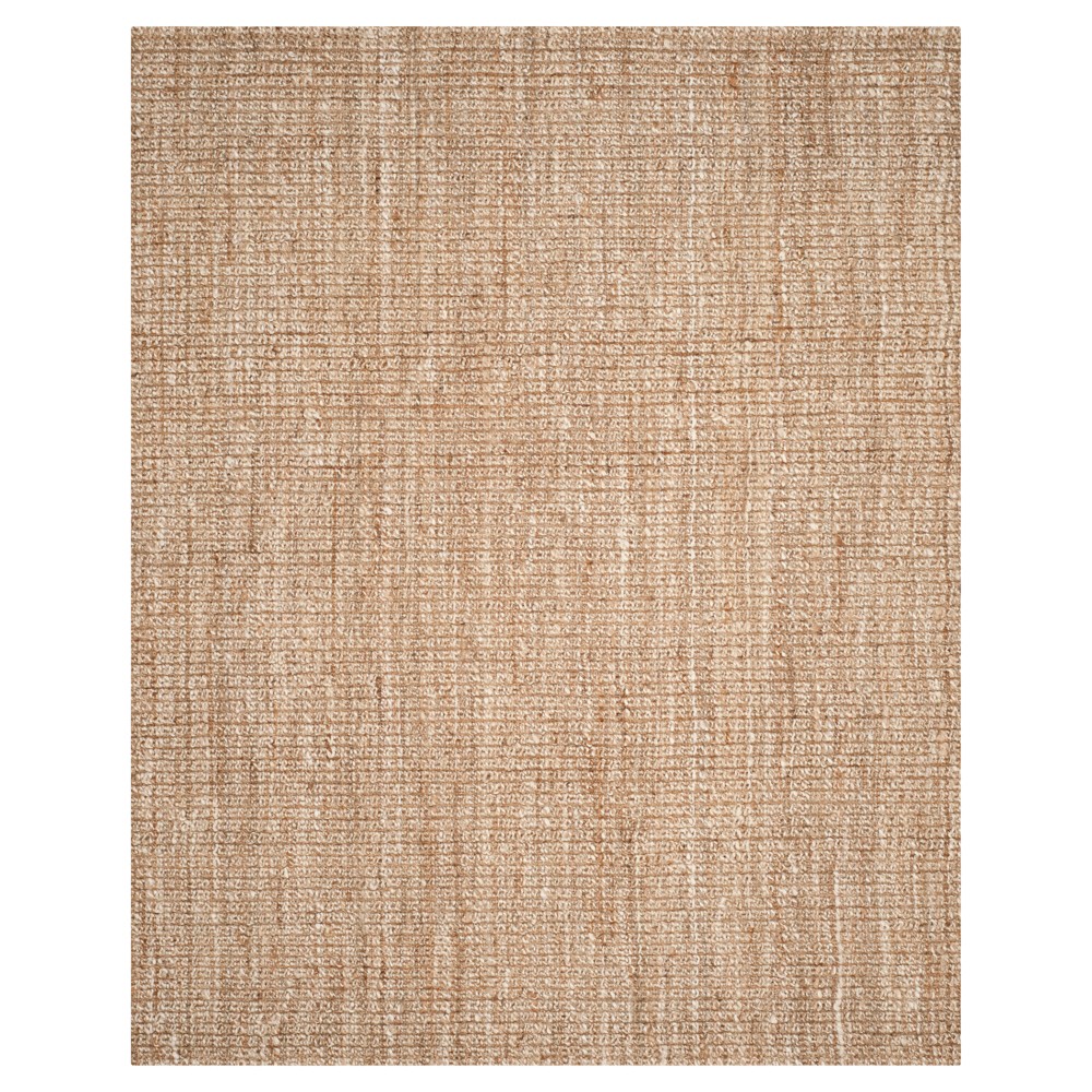 9'x12' Hilma Solid Woven Fiber Rug Natural - Safavieh