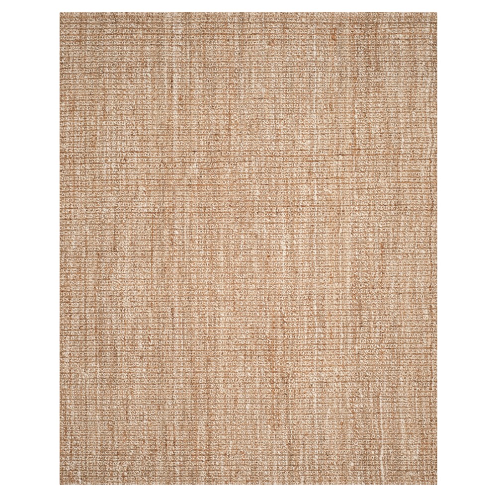 9'x12' Hilma Solid Woven Fiber Rug Natural - Safavieh