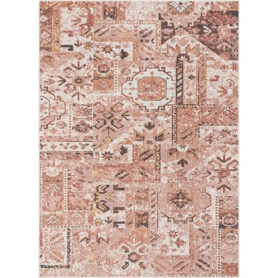 Well Woven Adilah Distressed Bohemian Patchwork Area Rug