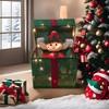 SkyMall Decorative Lighted Animated Pop Up Elf Box - 2 of 4