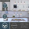 VAXCEL Milano Bronze Mini Pendant Ceiling Light Black and White Glass - 2 of 4