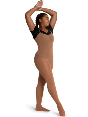 Capezio Dark Brown Women's Convertible Body Tight, Small/medium : Target