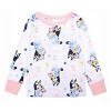 Bluey Toddler Girls' 4-Piece 100% Cotton Pajama Sets - 3 of 4
