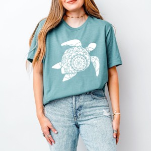 Simply Sage Market Turtle Mandala Short Sleeve Tee - 1 of 4