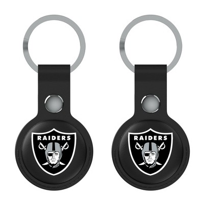 Keyscaper NFL AFC Teams Insignia Black Airtag Holder 2-Pack