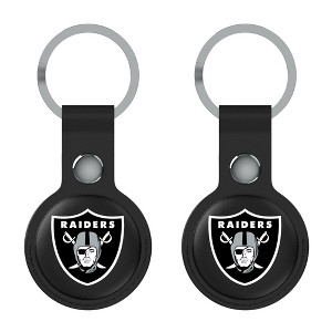 Keyscaper NFL AFC Teams Insignia Black Airtag Holder 2-Pack - 1 of 4