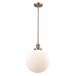 Beacon - 1 Light Stem Hung Mini Pendant In Industrial Style-15 Inches Tall and 12 Inches Wide - 1 of 1