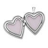 Black Bow Jewelry 14k White Gold Polished Heart Locket, 20mm - 4 of 4