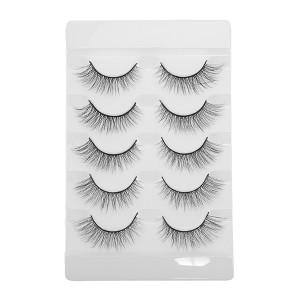 Unique Bargains 3D False Eyelashes 5 Pairs - 1 of 4