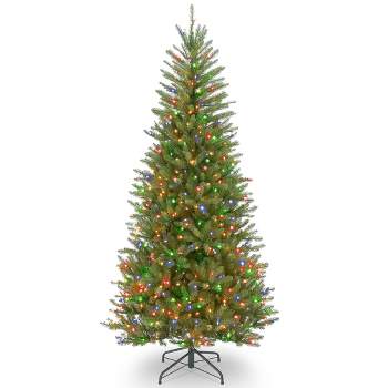 6.5ft National Tree Company Pre-Lit Dunhill Fir Artificial Tree with 500 Multicolor Lights
