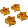 The Lakeside Collection Festive Taper Candle or Candleholder Sets - Set of 4 Star Candleholders 4 Pieces - 2 of 4