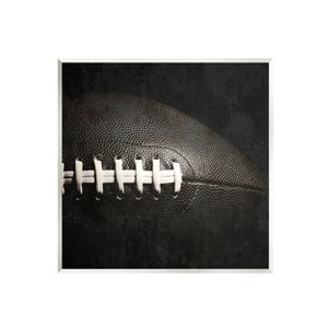 Stupell Industries 17"x17" Kids' Football Close Up Photography Wall Art Unframed - 1 of 4