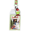 Dr. Seuss GRINCH Merry Grinchmas Breakaway ID Badge Holder Lanyard w/ 2" Logo Rubber Pendant Green - 2 of 4
