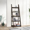 Runesay 5-Tier Shelves Bookcase with Rubber Wood Frame - 3 of 4