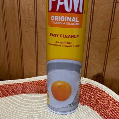 PAM 100% Natural Fat-Free Original Canola Oil Cooking Spray - 8oz