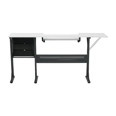 Eclipse Ultra Hobby/Sewing Center: Adjustable Craft Desk, Storage, Steel Frame - Studio Designs Home
