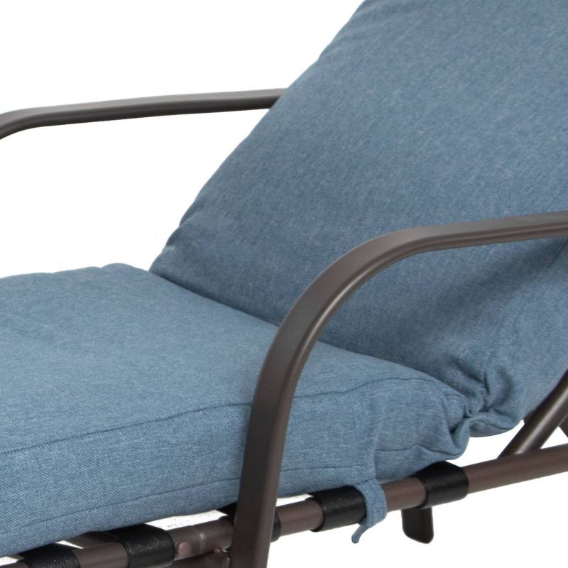 Adjustable Chaise Lounge Chair with Cushion & Pillow - Crestlive Products
, 5 of 13