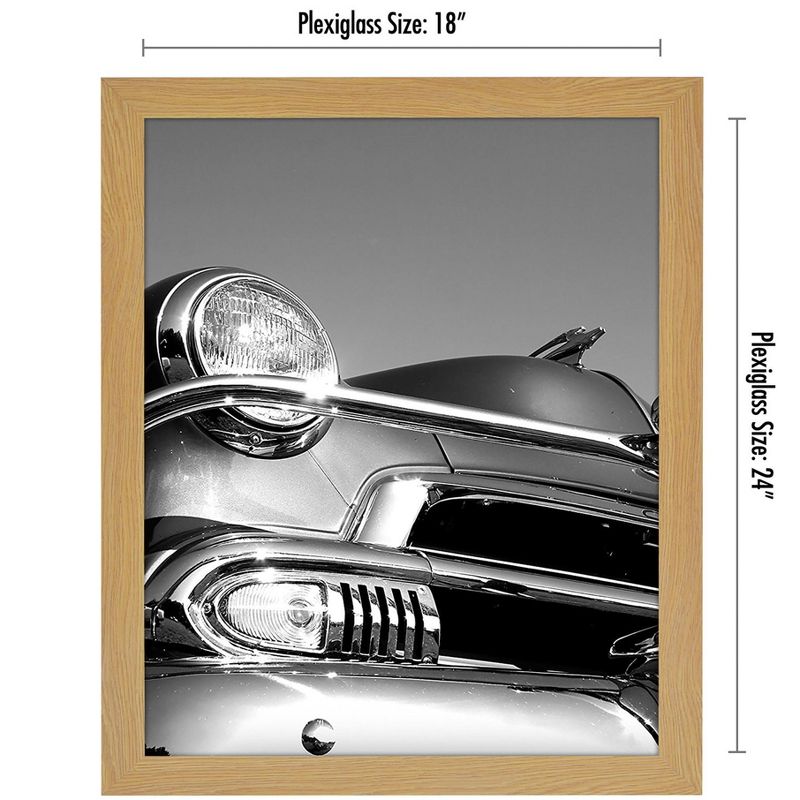 Americanflat Poster Frame with Polished Plexiglass - Hanging Hardware Included, 2 of 8