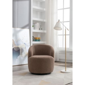 NicBex Swivel Barrel Chair Modern Accent Chair Armchair Comfy Chair Living Room Chair for Reading Room, Bedroom - 1 of 4