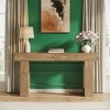 ORRD Console Table, Wooden Rectangular Sofa Table Behind The Couch - 2 of 4