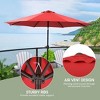 WestinTrends 9 Ft Outdoor Patio Market Table Umbrella with Tilt and Crank - 4 of 4