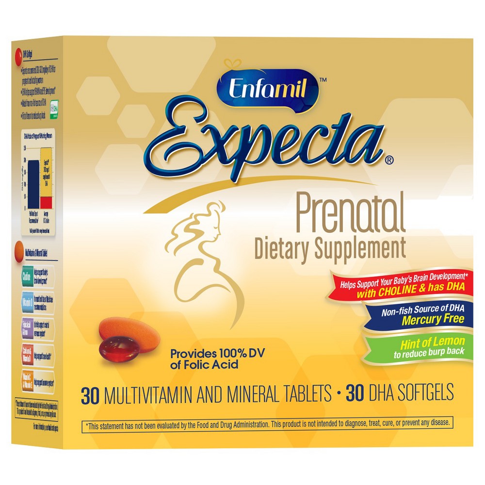 UPC 300875105856 product image for Enfamil Expecta Prenatal DHA & Multivitamin Dietary Supplement Tablets and Softg | upcitemdb.com