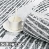 Large Area Rug, Machine Washable Low Pile Faux Wool Carpet, Non-Slip Foldable Floor Mat for Living Room Bedroom Playroom - 3 of 4